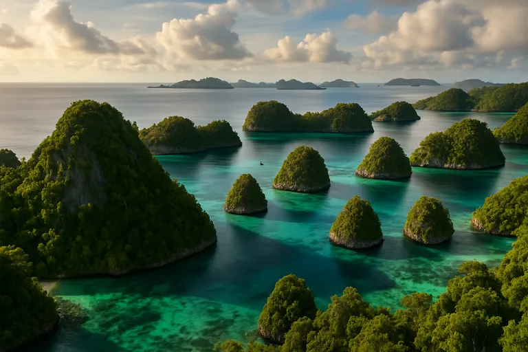 De schitterende natuur van raja ampat
